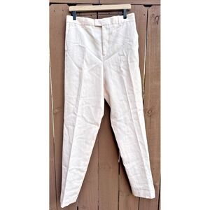 ZARA Women Size Large Full Length Trouser Pants Pale Pink‎ Career Workwear